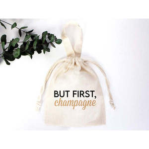 Personalized Organic Cotton Hangover Kit Bag Recyclable Screen Printing Embroidery Logo for Packaging Watches <b>Bracelets</b> Crafts - Product Image 1
