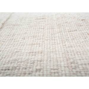 Tapis en laine rayée ivoire fait main Contour HWP-03 pour salon et chambre à coucher, tapis rectangulaire tissé à la main - Product Image 3