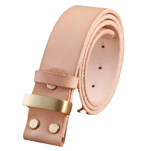 Vente en gros de ceintures en cuir pour hommes mode décontractée réglable ceinture à boucle ardillon ceinture en cuir de vache - Product Image 6