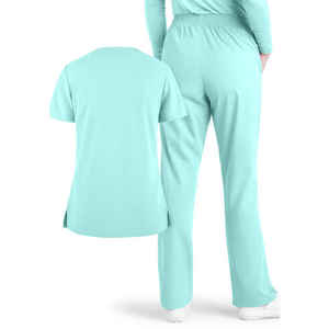 Uniformes de hospital de alta calidad de algodón elástico blanco unisex uniformes de enfermera de lona de verano al por mayor - Product Image 4