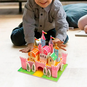 Puzzle 3D Château de Princesse - Jeu de Construction pour Filles - Couleurs Assorties - Product Image 5
