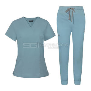 Hospital Medical Men <b>Doctor</b> Scrub Suits for Summer Men Wear Hospital Scrubs Nursing Surgical Uniforms <b>Sets</b> for Men - Product Image 1