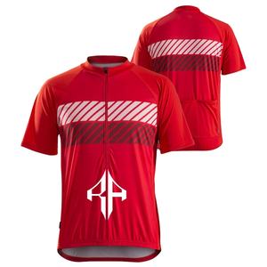 Maillots de Ciclismo Sublimados Estampados para Hombre, Media Cremallera, 100% Poliéster, Secado Rápido, Transpirable, Calidad Premium, Logotipo Personalizado - Product Image 1