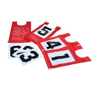 Venta al por mayor Baberos de identificación de suministro Baberos de bolsillo Amarillo Rojo 31x55cm Juego de 10 disponibles a precio asequible - Product Image 1