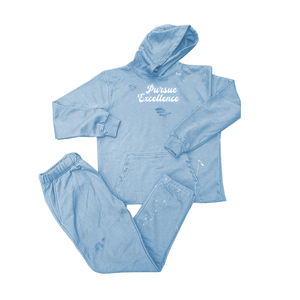 Survêtements de détresse de qualité supérieure ensemble de pantalons de survêtement et de sweat à capuche pull personnaliser survêtement lavé à l'acide - Product Image 6