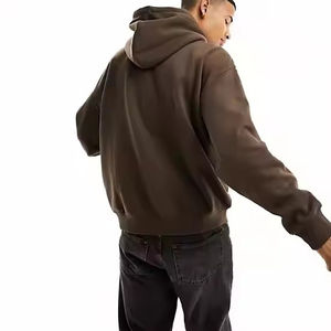 Sweats à capuche personnalisés de haute qualité 500 Gsm pour hommes Streetwear Casual Plain Sports Hoodies Sweats à capuche pour hommes - Product Image 3