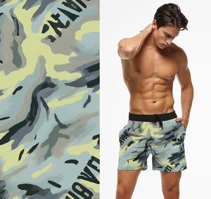 Short de bain biodégradable Maillot de bain Maillot de bain Tissu imprimé Brachwear à séchage rapide - Product Image 4