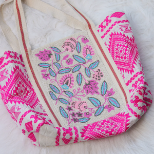 Bolso de mano con cuentas de limón Capri para mujer, Directo del fabricante indio, con asas de bambú, de glowin fashion - Product Image 6