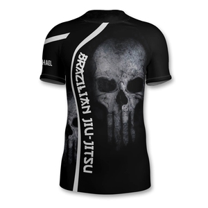 Venta al por mayor de fábrica Rash Guard Shirt Manga corta Protección solar Traje de baño Surf Entrenamiento Top Material transpirable Fabricante OEM - Product Image 2