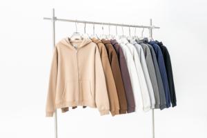 Pantalon de survêtement évasé unisexe personnalisé lourd et sweat à capuche zippé ensemble surdimensionné polaire strass vêtements Baggy 2 pièces ensemble blanc - Product Image 2