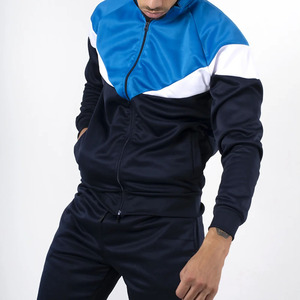 Customized Low-Cost Wholesale Premium Tracksuits Men's Custom Heavyweight <b>Zip</b>-<b>Up</b> Tracksuit Set 100% Polyester Cotton Tracksuits - Product Image 2