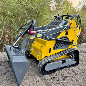 Livraison gratuite bon marché Mini Skid Steer moteur CE EURO5 EPA Skidsteer roue diesel sur chenilles Mini chargeuse sur chenilles pour tout terrain - Product Image 1