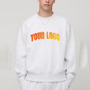 Sudadera Extra Grande de Algodón 100% de Alta Calidad, Ecológica, Informal para Invierno, Diseño Único, Hombros Caídos, Logotipo Personalizado Bordado para Hombre - Product Image 1