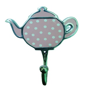 High Quality Kettle Shape Wall Mounted Hooks Fashionable Trending Design New Customized Shaped Home Storage - Product Image 5