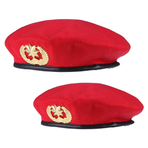 Nouveau style béret d'entraînement pour hommes casquettes de cérémonie confortables en laine et polyester pour une utilisation en extérieur en vente au Pakistan - Product Image 4