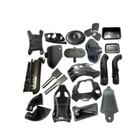 Pièces moulées sur mesure en fibre de carbone, diffuseur d'air de voiture en fibre de carbone haute résistance, boîte/tuyau d'admission d'air en fibre de carbone pour Audi/Q50/370z/E46