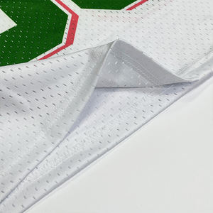 Maillot de football américain personnalisé, 100% polyester, respirant, anti-humidité, séchage rapide, manches courtes, impression du logo de l'équipe, OEM - Product Image 3