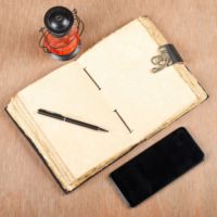 Cahier de croquis vintage A3 à couverture rigide, carnet de voyage rétro, carnet de notes en papier pour la vie, aquarelle, journal à peindre, logo en relief