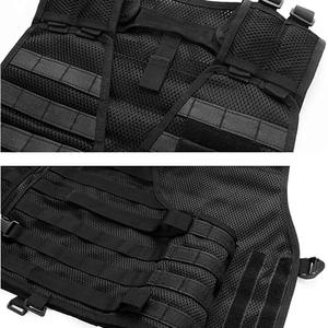 Chaleco de seguridad de entrenamiento táctico, chaleco de seguridad transpirable de malla para exteriores, chaleco de caza ligero transpirable a prueba de agua 600D - Product Image 5