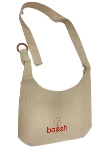 Bolsas de lona de algodón ecológicas impresas personalizadas con asa de anillo de bambú para promociones de compras y playa - Product Image 2