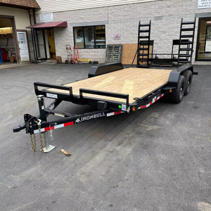 รถพ่วงพื้นเรียบแบบ Heavy Duty ขนาด 40 ฟุต 60 ฟุต รับน้ำหนัก 2-3 ตัน ปรับแต่งขนาดได้ รถพ่วงแบบ Flatbed Container Semi Trailer 3/4/5 เพลา รถพ่วงบรรทุกสินค้าแบบ Premium Utility's Dump Trailer - Product Image 1