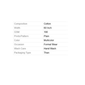 Tela lisa de algodón Filafil, tela de algodón puro hecha a mano para largas horas de uso, proporcionando comodidad, sensación suave y apariencia afilada - Product Image 3