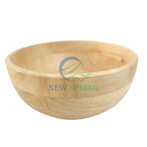 Juego de Tazones de Madera Desechables 100% Ecológicos, Personalizables, Sostenibles, Clásicos, Novedad de Primavera, para Ensaladas, Pasta y Comida - Product Image 1