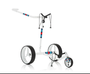 Nouveau chariot de golf électrique de marque, spécial voyages, original, avec 3 roues, moteur 200W, autonomie 36 trous, télécommande - Product Image 4