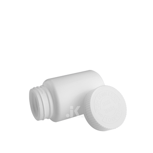 Botella redonda de HDPE de alta calidad de 100ml, plástico blanco CR del fabricante de Vietnam, el mejor precio M0331 - Product Image 1