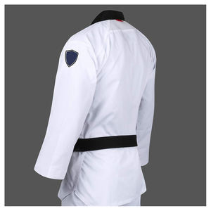 Uniforme de Taekwondo con logotipo personalizado de alta calidad, ropa de artes marciales BJJ y Judo premium a la venta con nuevo patrón, Kimono barato - Product Image 5