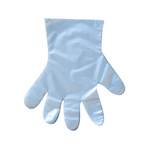 Guantes desechables transparentes de PE de alta calidad de espesor medio protección alimentaria Premium para Primavera Verano otoño uso barato a granel - Product Image 1