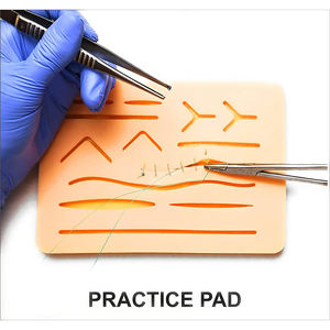 Kits de Suture personnalisés pour étudiants 6 pièces porte-Scalpel pince à tissu ciseaux Iris avec étui de rangement en PU - Product Image 3