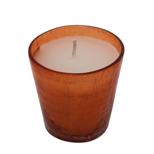Velas votivas redondas de vidrio con cera verde mármol Color velas votivas para el hogar y la decoración de Navidad personalizadas a granel - Product Image 4