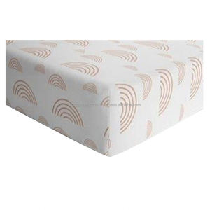 Wholesale Organic Muslin Fitted <b>Crib</b> <b>Sheets</b> Soft 100% Cotton Baby <b>Crib</b> <b>Sheets</b> for Standard <b>Crib</b> Mattress - Product Image 5