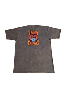 High Street Hip Hop Camiseta de ácido de gran tamaño lavada Vintage para hombre Logotipo personalizado 100% algodón - Product Image 3