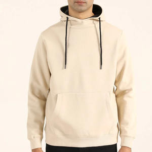 Sweat à capuche unisexe personnalisé à fermeture éclair, 100% coton tricoté, vêtements de mode, motif uni, logo et impression sur les manches, design de panneau doublé - Product Image 1