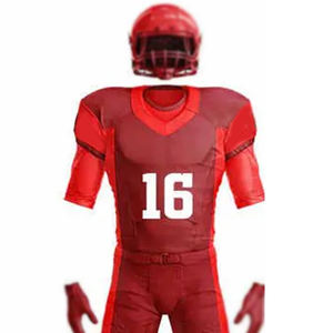 เสื้อฟุตบอลอเมริกันระบายอากาศเสื้อแขนสั้นขนาดพิเศษโลโก้ออกแบบได้ตามต้องการ - Product Image 5