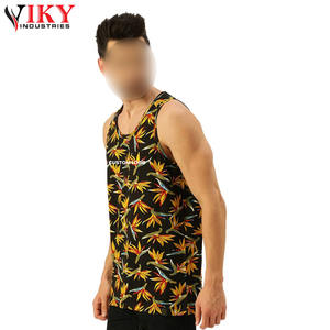 Gym Wear Tank Top Custom logo Sublimation Best Supplier Fitness Wear Good Selling Bodybuilding Gym Workout Wear Tank Top for Men - Product Image 3