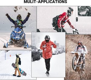 Couvre-chef de cyclisme d'hiver unisexe, accessoires coupe-vent pour hommes, masques de Ski d'hiver, cagoule - Product Image 6