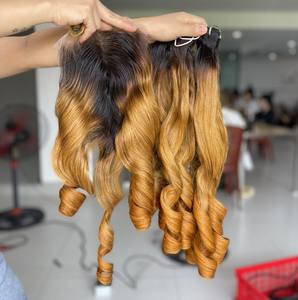 Extensions de cheveux vietnamiennes couleur rebondissante Super Double Draw - Product Image 1