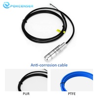 Sonde de niveau numérique hydraulique étanche IP68 Pokcenser pour réservoir d'eau/carburant, en acier inoxydable SUS304, précision 0,5 % F.S.