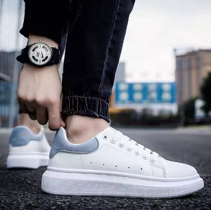 WYPEX, zapatos de cuero informales clásicos para todas las estaciones para hombres, cómodos, suaves, transpirables, antideslizantes, ligeros, altura, tobillo, moda - Product Image 3