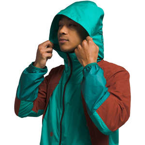 Chaqueta Cortavientos Ligera Personalizada para Hombre, Impermeable, con Capucha, Diseño de Bloques de Color, Cortavientos, Transpirable, Informal, Deportiva - Product Image 5