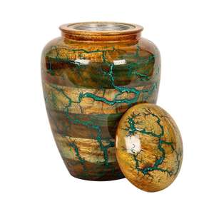 Venta caliente urnas de cremación de madera tradicionales con diseño hecho a mano urnas multiusos decorativas para el hogar del exportador indio - Product Image 5