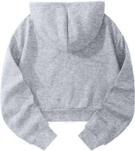 Femmes décontracté 2025 personnalisé 100% coton respirant manches chauve-souris sweat à capuche zippé solide avant à capuche hiver sweats veste - Product Image 4