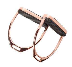 Nueva llegada de acero inoxidable Flexible Junta caballo estribos ajustable ligero ecuestre fábrica OEM fabricante de exportación - Product Image 6