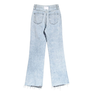 ผู้ผลิต OEM กางเกงยีนส์เดนิมแบบสั่งทำพิเศษสำหรับผู้ชายและผู้หญิง สไตล์วินเทจ ล้างสีแบบดิบ ทรงโอเวอร์ไซส์ ผ้าฝ้าย ทรงตรง ขากว้าง ทรงแบ็กกี้ สำหรับผู้ชาย - Product Image 2