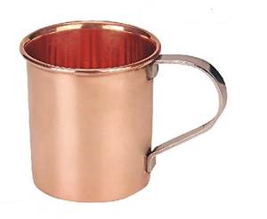 Juego de vasos de cobre de 2 vasos de cobre de calidad superior hechos a mano 100% vasos de cobre acabado brillante superventas tazas de cobre para bebidas - Product Image 6