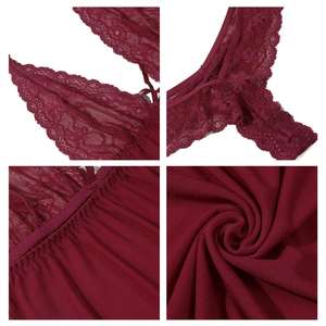 Women Babydoll Lace Lingerie Set Chemise Teddy Nightwear - Product Image 4