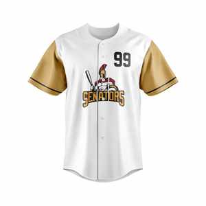 Nueva camiseta de béisbol impresa por sublimación y bordado, número de nombre del jugador, secado rápido, tela de poliéster transpirable, ropa personalizada - Product Image 4